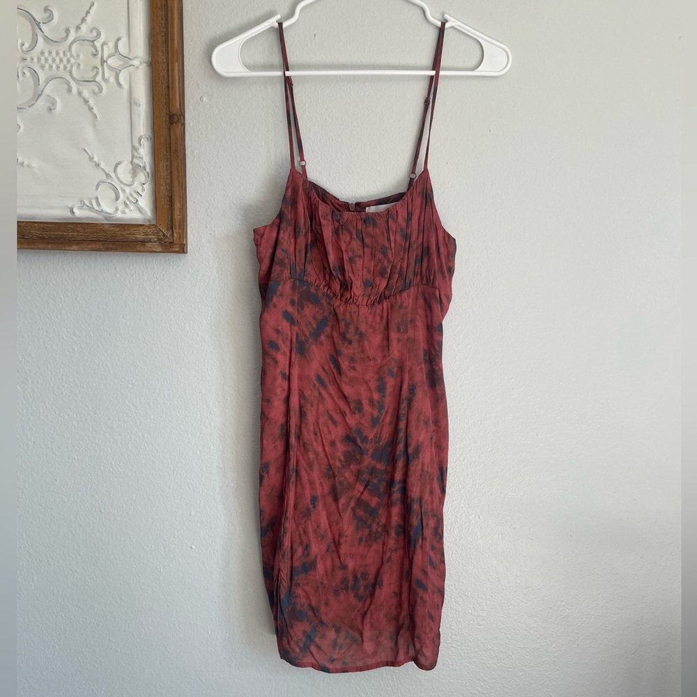 Blush Boutique Women’s Dress Size Large Red Lava Slip Dress NWT Adjustable Strap
